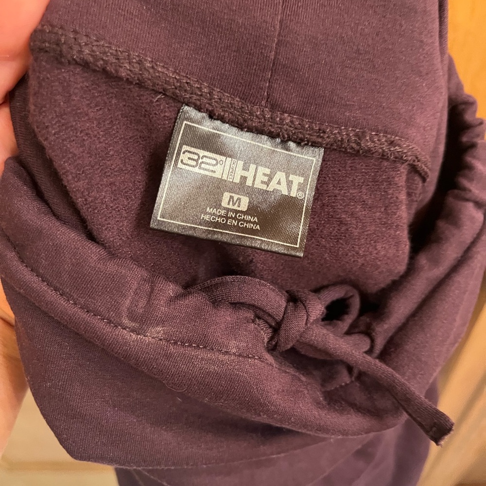 32 Degrees Women's Purple Sweater